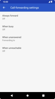 Press the Home key to return to the home screen.
