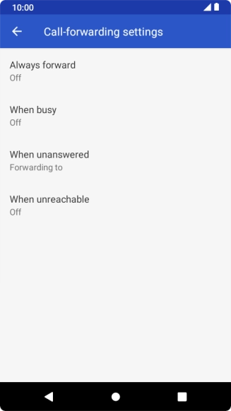 Press the Home key to return to the home screen.