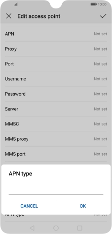 Key in mms and press OK.