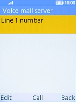 Press the Left selection key.