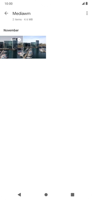 Press and hold any picture or video.