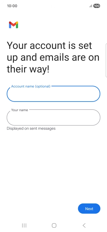 Press the field below 