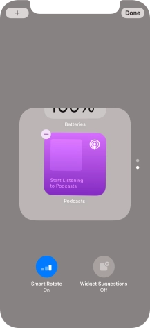 Press Smart Rotate to turn the function on or off.
