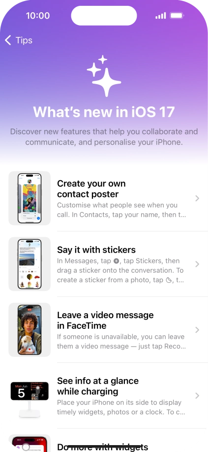 Slide your finger upwards starting from the bottom of the screen to return to the home screen.