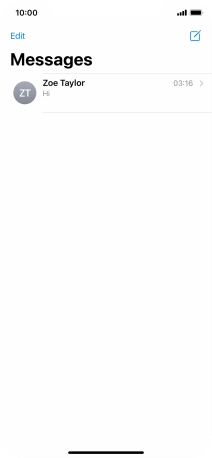 Press the new message icon.