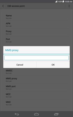 Key in 10.202.002.060 and press OK.
