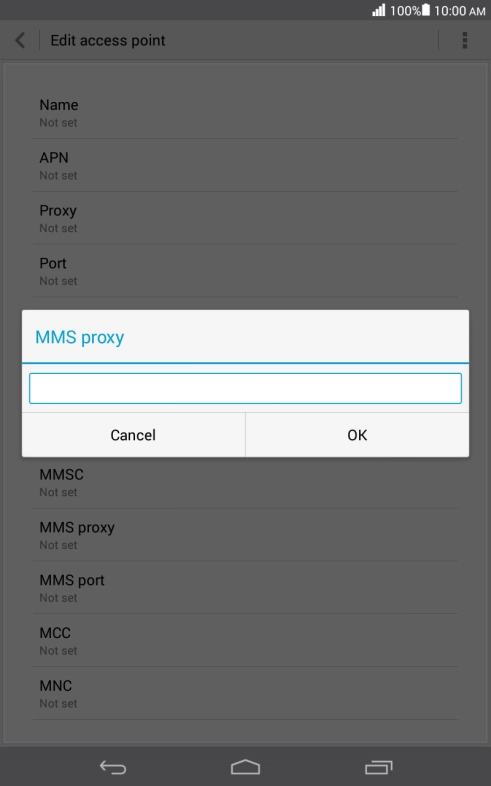 Key in 10.202.002.060 and press OK.