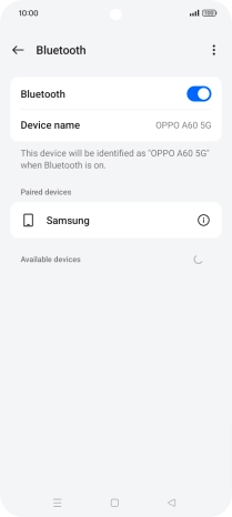 Press the Home key to return to the home screen.