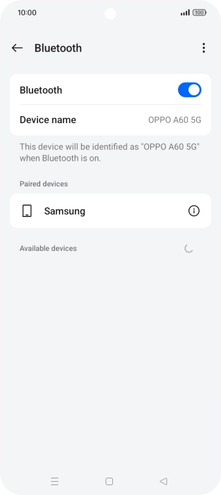 Press the Home key to return to the home screen.