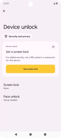 Press the Home key to return to the home screen.