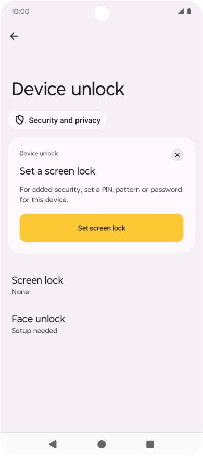 Press the Home key to return to the home screen.