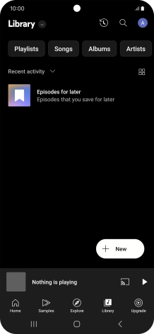 Press the drop down list.
