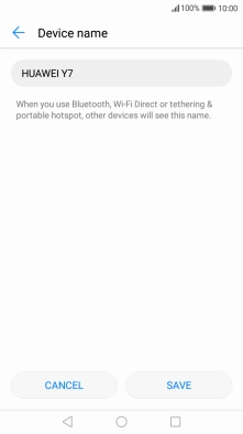 Key in the required Wi-Fi hotspot name and press SAVE.