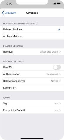 Press Authentication.