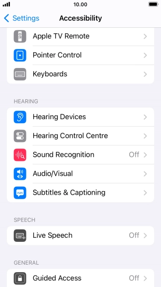 Press the required category below 