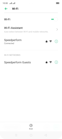 Press the Home key to return to the home screen.