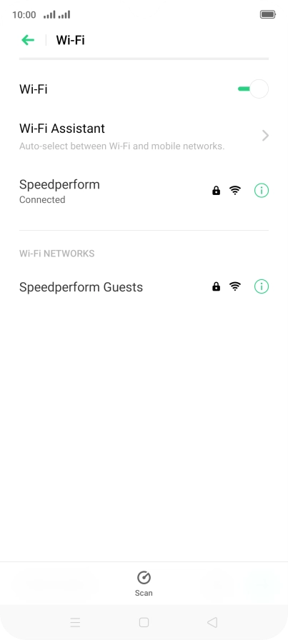 Press the Home key to return to the home screen.