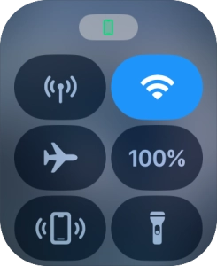 Press the required function to open an application or turn the function on or off.