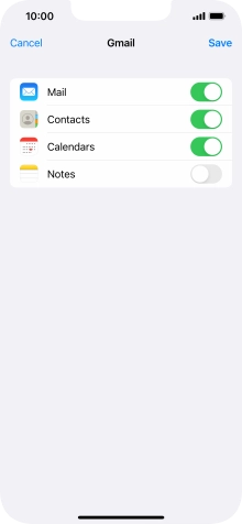 If this screen is displayed, you email account has been recognised and set up automatically. Follow the instructions on the screen to key in more information and finish setting up your phone.