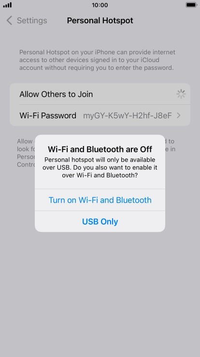 If Wi-Fi is turned off, press Turn on Wi-Fi and Bluetooth.