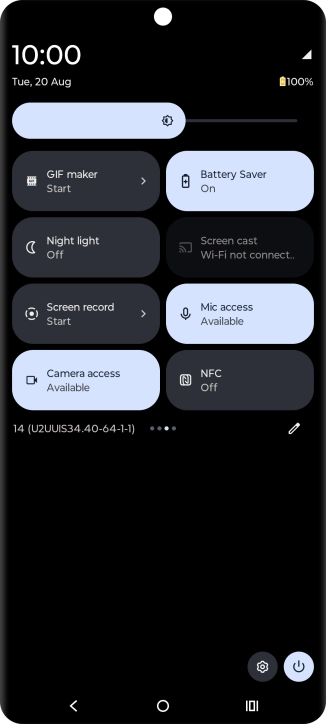 Press the Home key to return to the home screen.