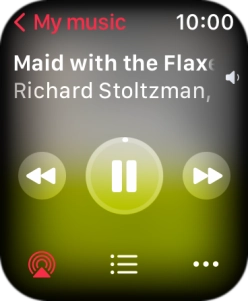Turn the Digital Crown to select the required volume.