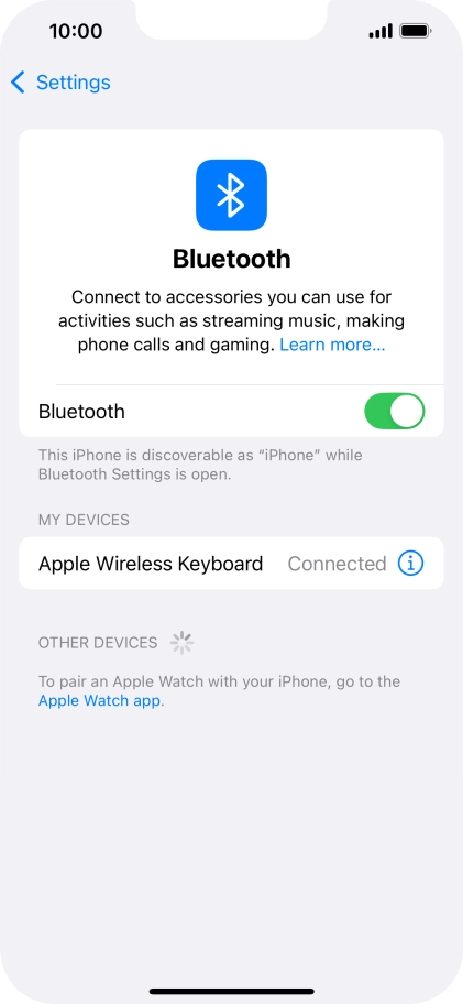 Slide your finger upwards starting from the bottom of the screen to return to the home screen.