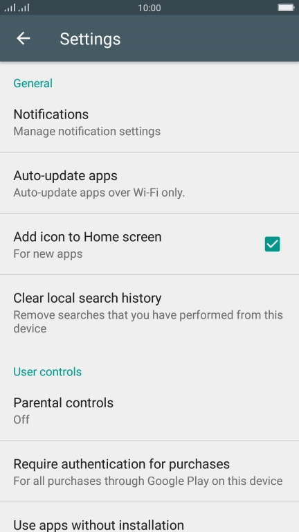 Press Auto-update apps.