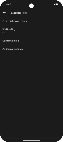 Press Additional settings.