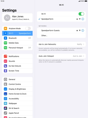 Press the Home key to return to the home screen.