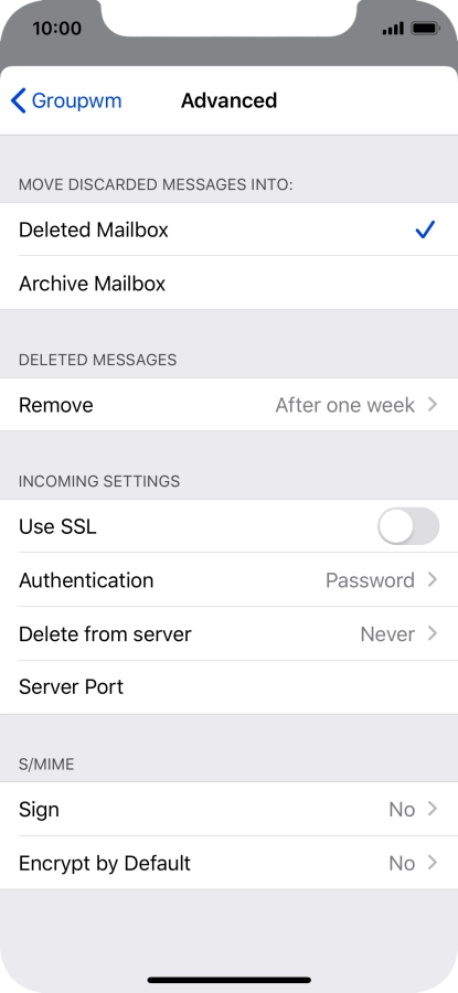 Press Authentication.