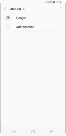 Press the required account.
