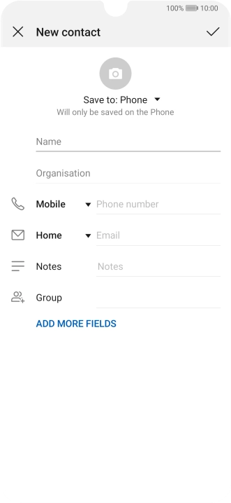 Press the address book drop down list.