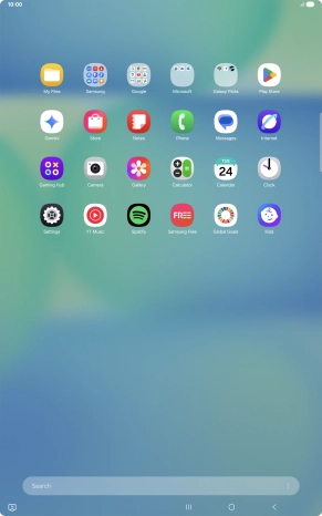 Press Gallery and go to the required folder.