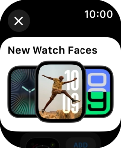 Turn the Digital Crown to see the different watch faces.