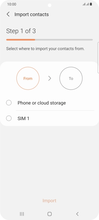 Press the name of the SIM.