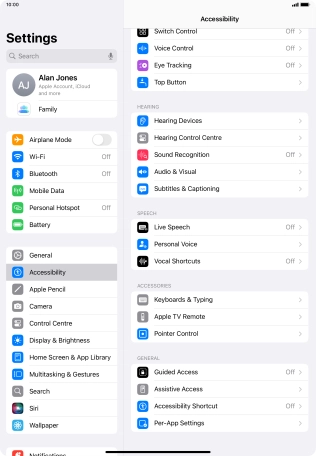 Press the required category below 
