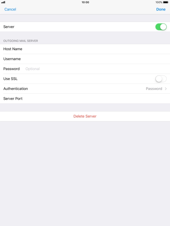 Press Authentication.