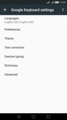 Press Text correction.