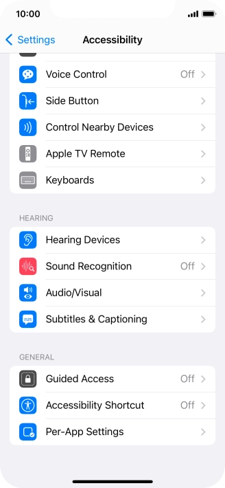 Press the required category below 