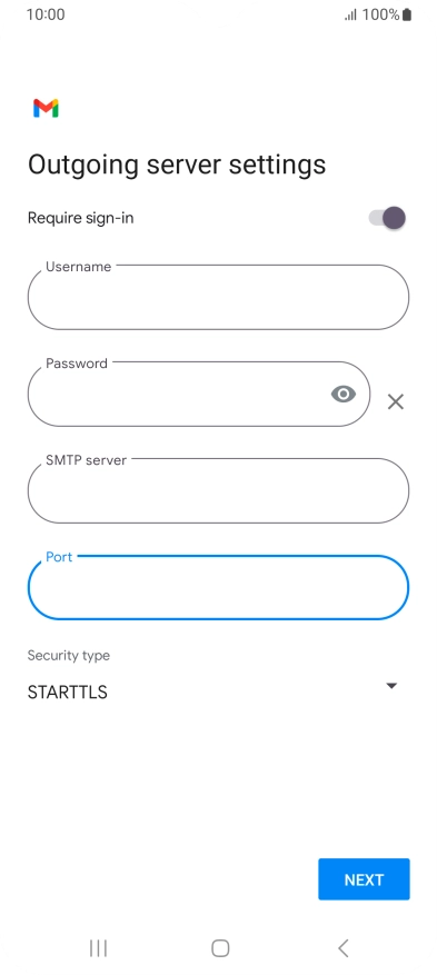 Press the drop down list below 