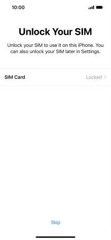 Press SIM Card.