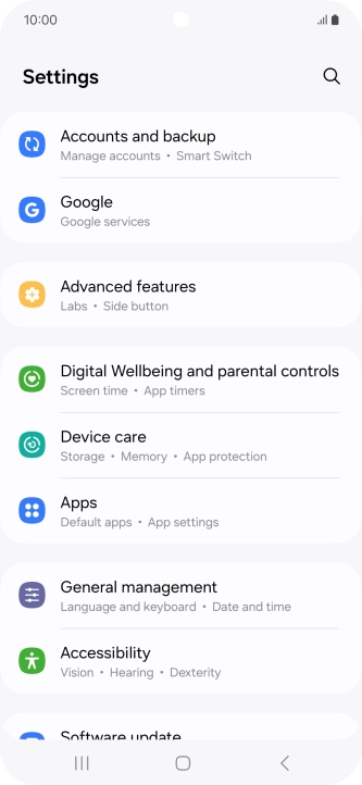 Press Accounts and backup.