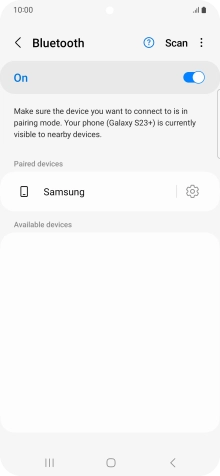 Press the Home key to return to the home screen.