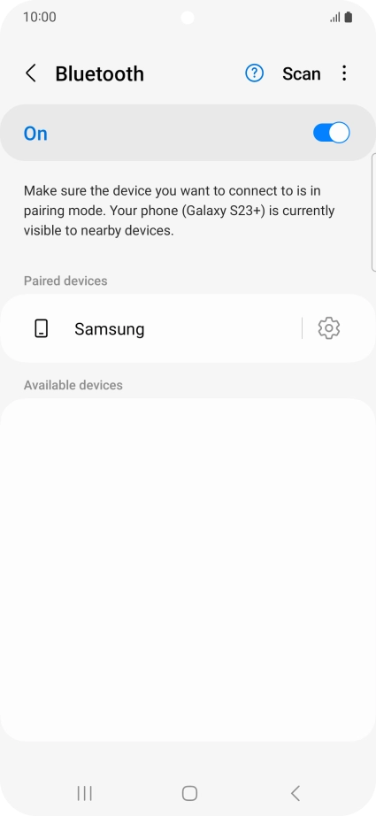 Press the Home key to return to the home screen.