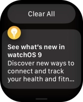 Press the required notification to open it.