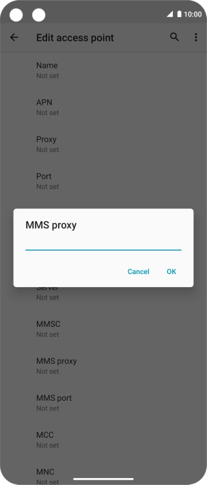 Key in 10.202.002.060 and press OK.