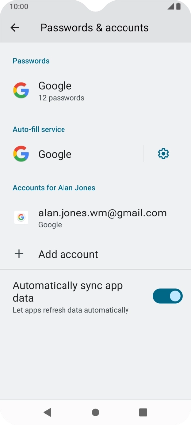 Press the Home key to return to the home screen.