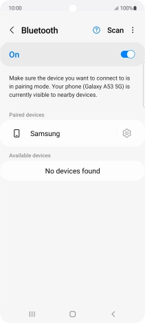 Press the Home key to return to the home screen.