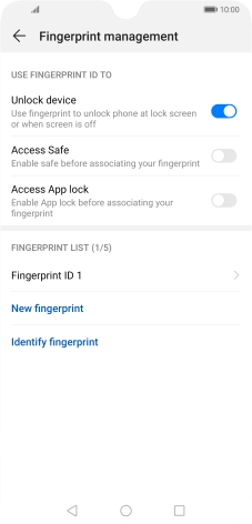 Press the Return key twice.